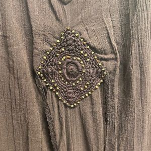 JOHN PAUL RICHARD BROWN SUN DRESS SIZE LARGE NWT